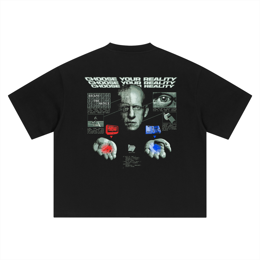 "MATRIX" BOXY OVERSIZED T-SHIRT