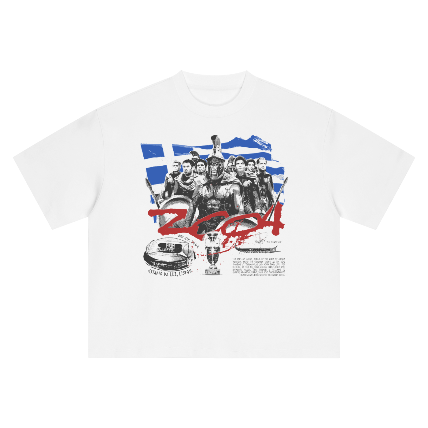 "ΜΟΛΩΝ ΛΑΒΕ" BOXY OVERSIZED T-SHIRT