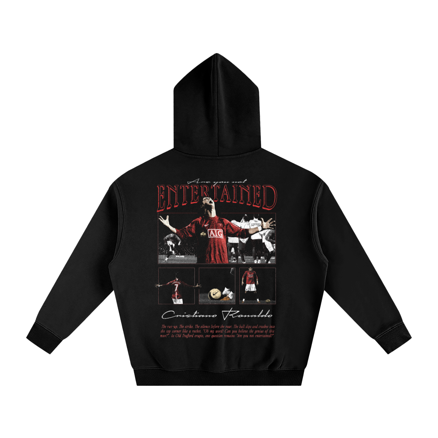 "ENTERTAINED?" CRISTIANO RONALDO HOODIE