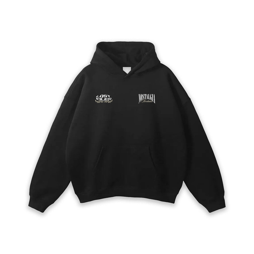 JET BLACK NOSTALGIA MERCHANTS HOODIE