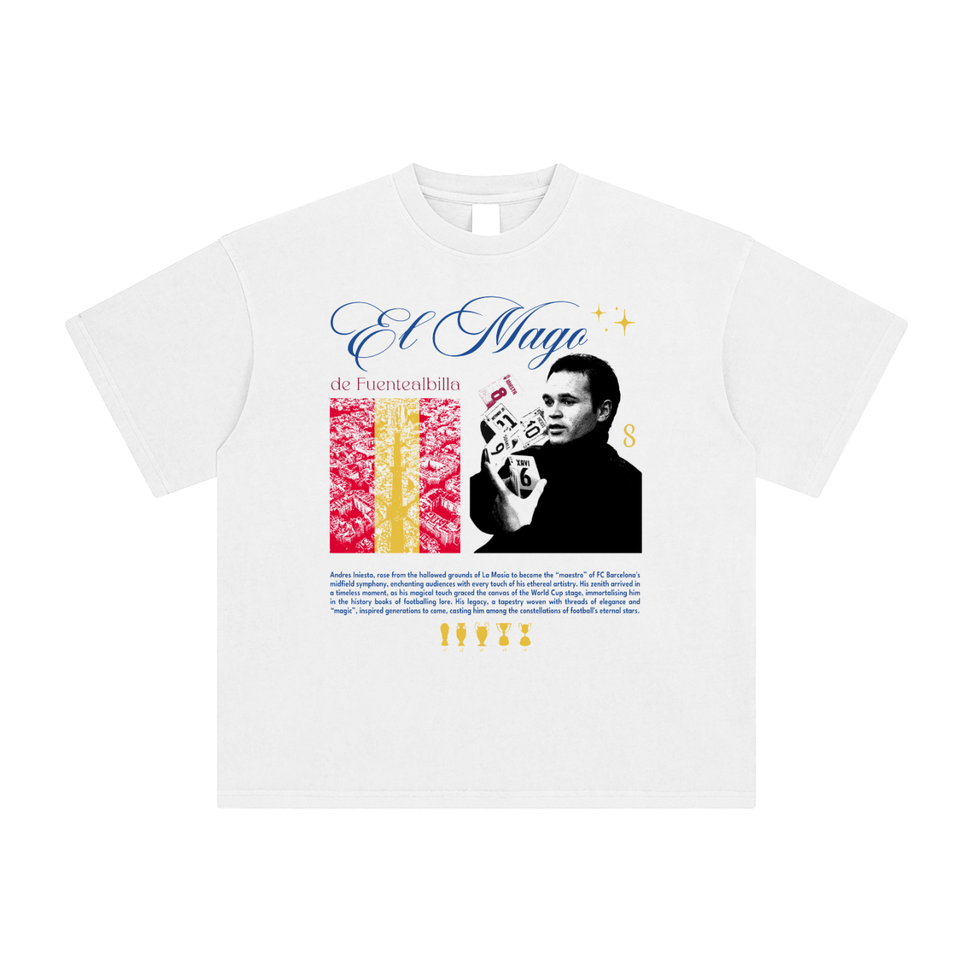 "EL MAGO" ANDRES INIESTA (FRONT GRAPHIC)