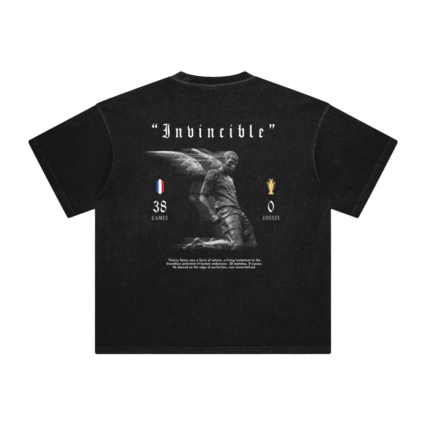 "INVINCIBLE" THIERRY HENRY (BACK GRAPHIC)