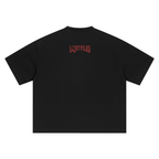 "ENTERTAINED?" BOXY OVERSIZED T-SHIRT