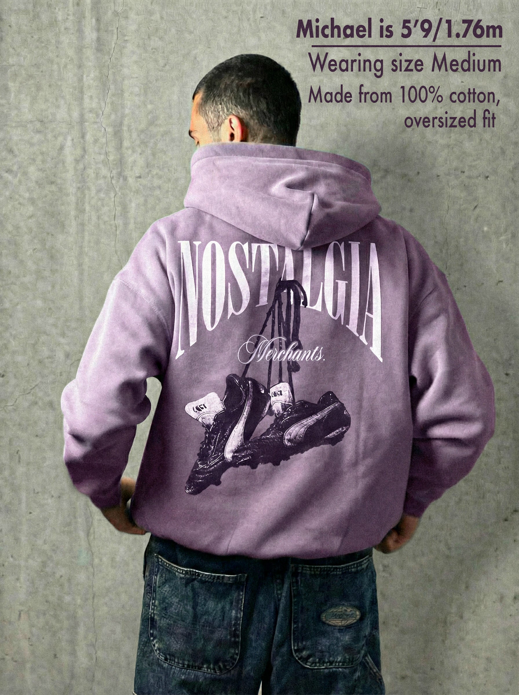 MISTY LILAC NOSTALGIA MERCHANTS HOODIE