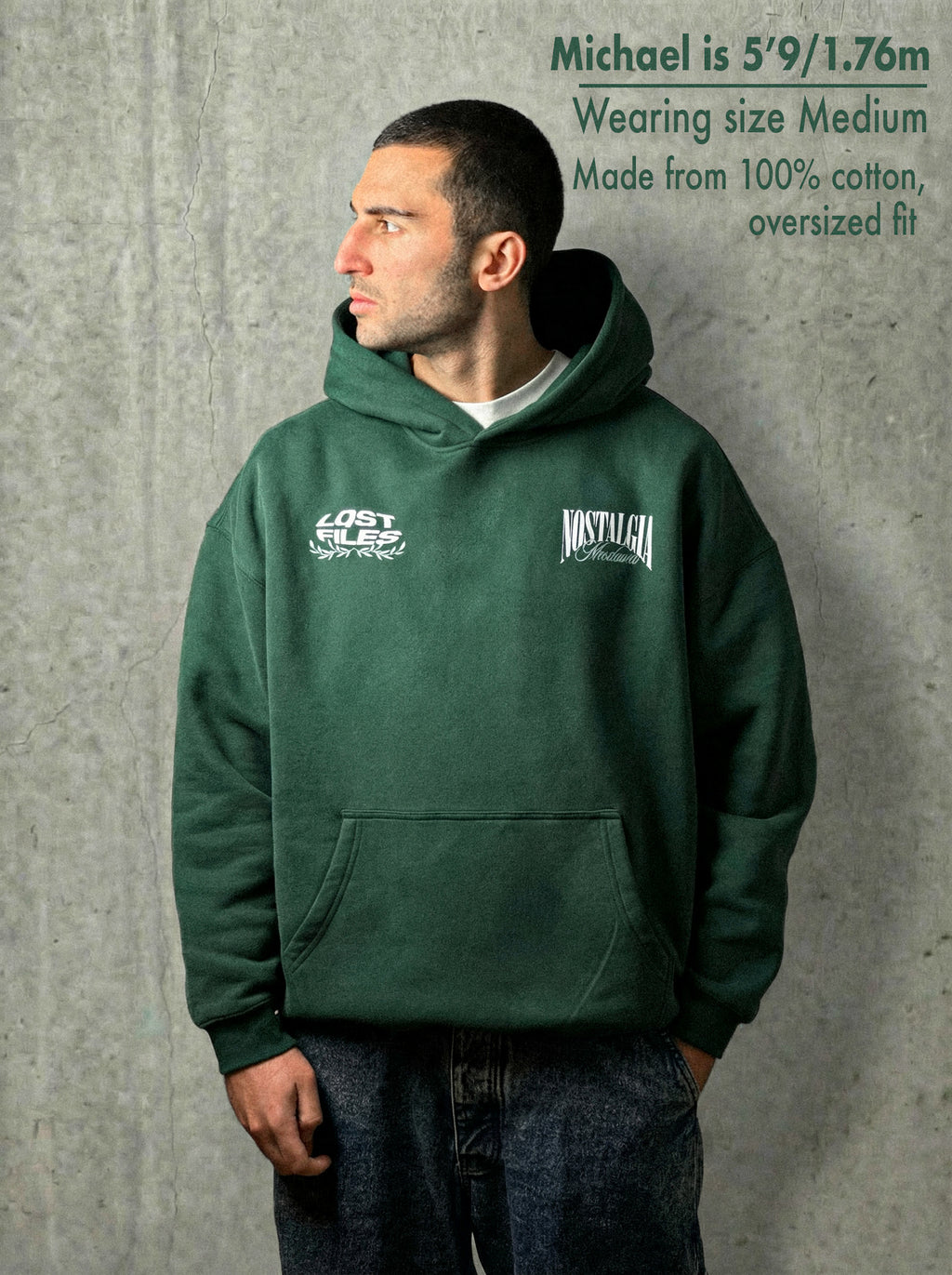 EDEN GREEN  NOSTALGIA MERCHANTS HOODIE
