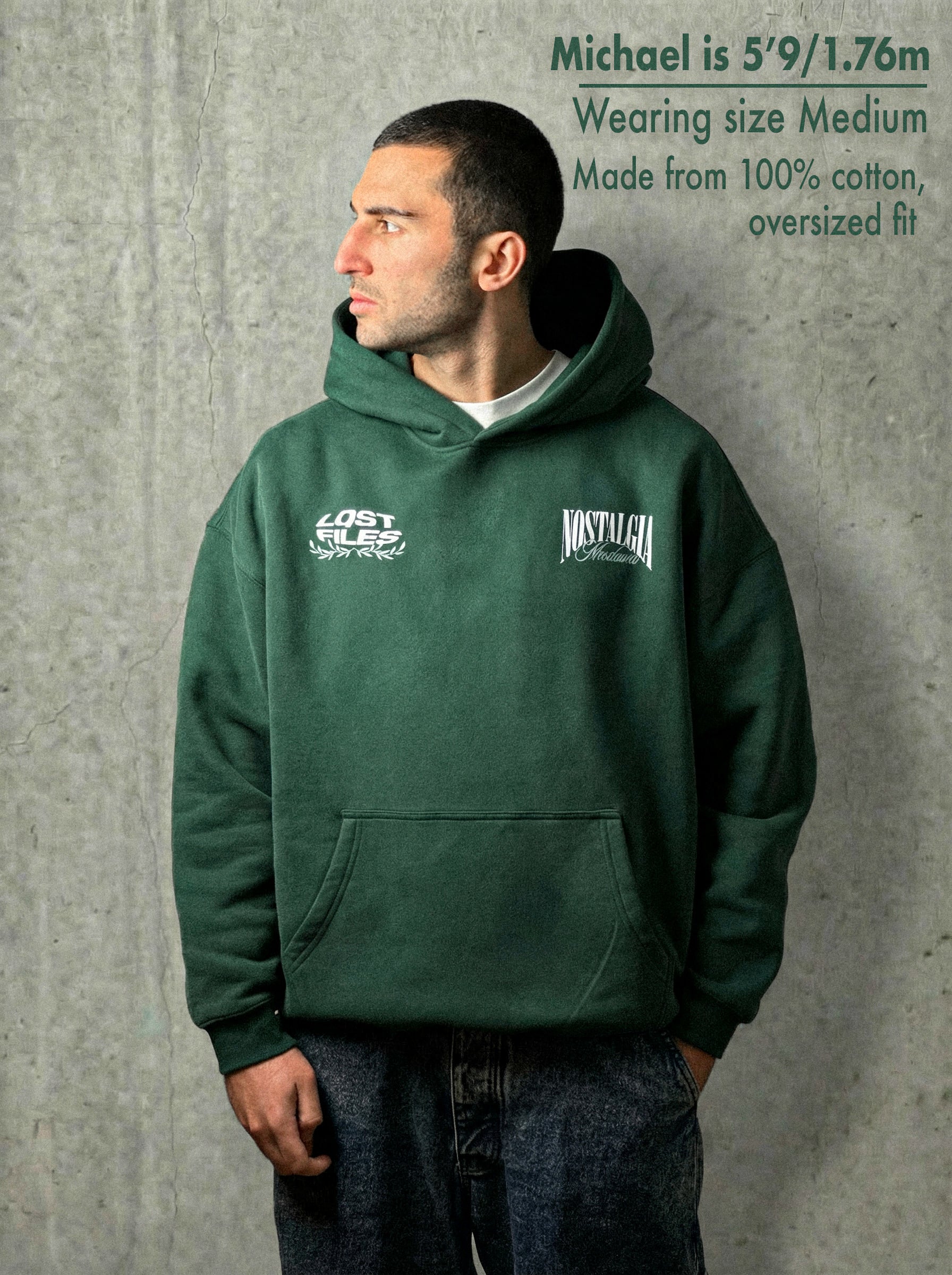 EDEN GREEN  NOSTALGIA MERCHANTS HOODIE