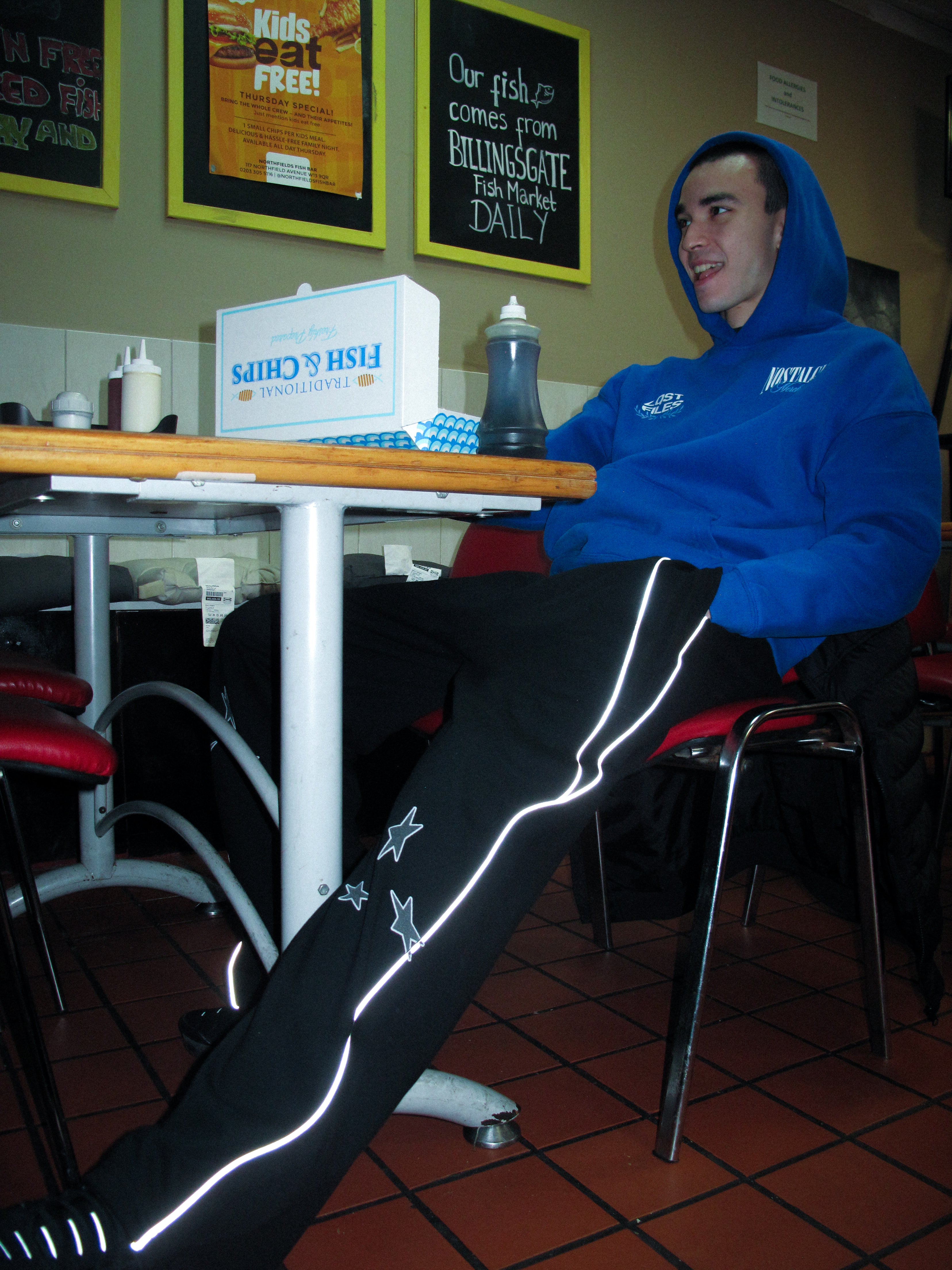 COBALT BLUE NOSTALGIA MERCHANTS HOODIE