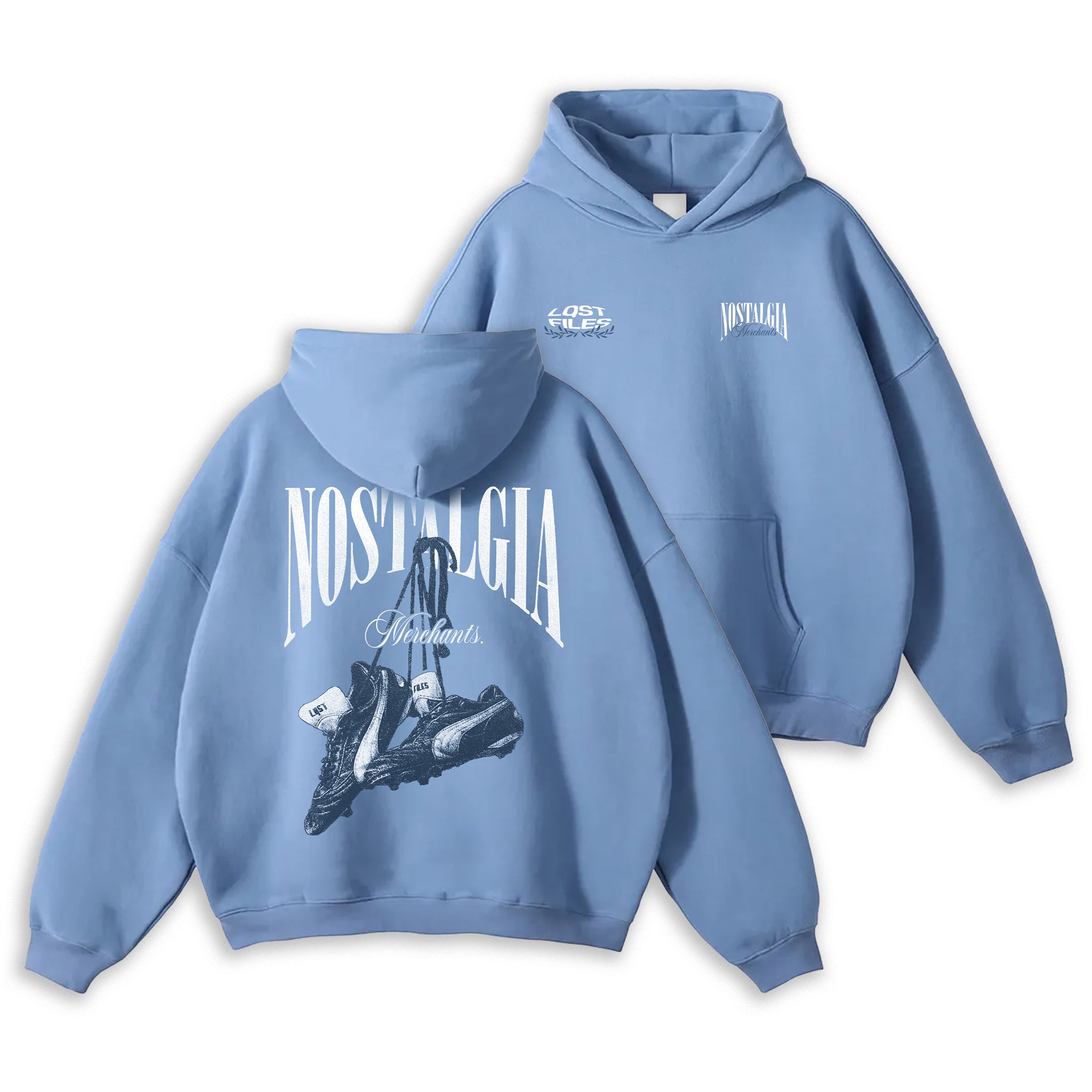 SKY BLUE NOSTALGIA MERCHANTS HOODIE