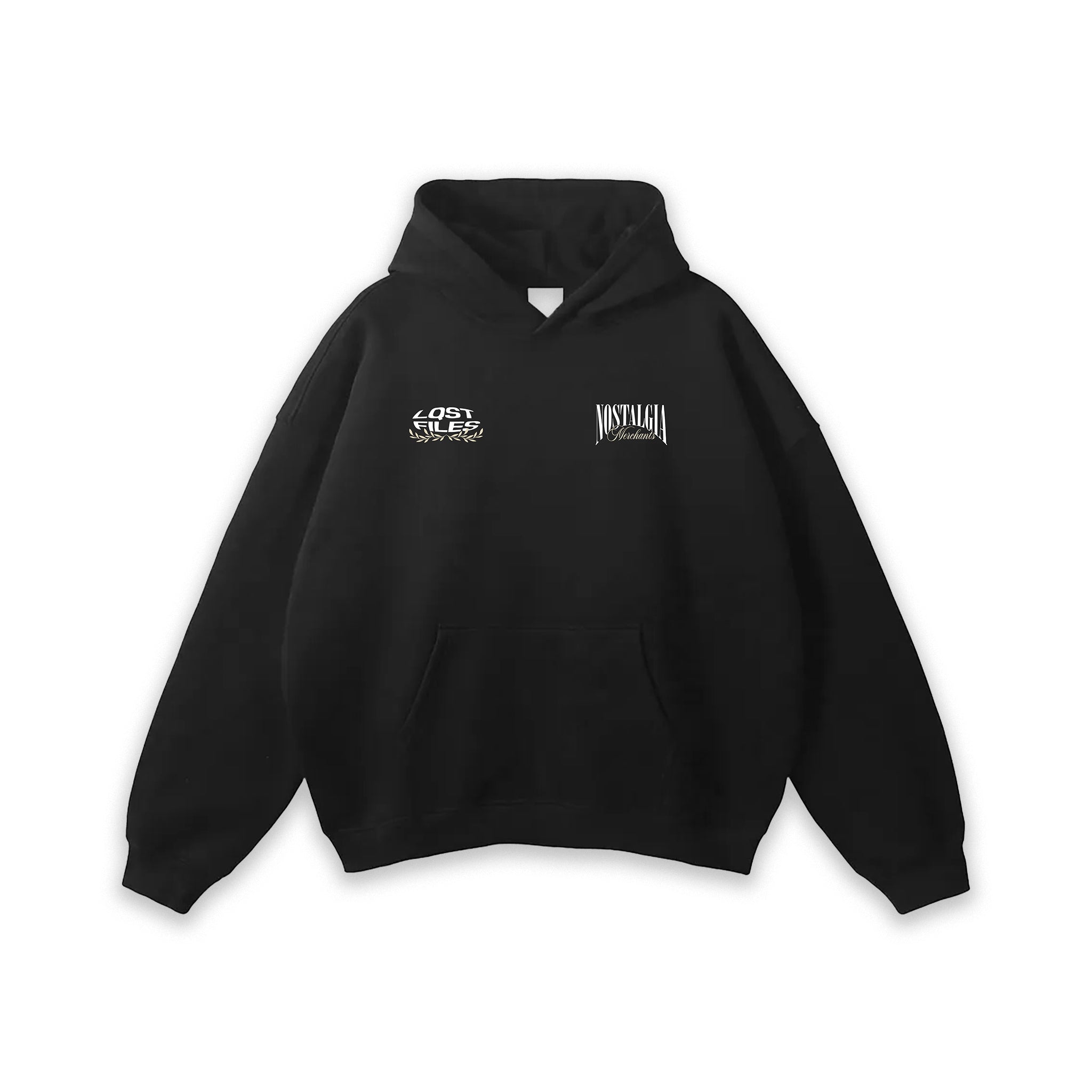 JET BLACK NOSTALGIA MERCHANTS HOODIE