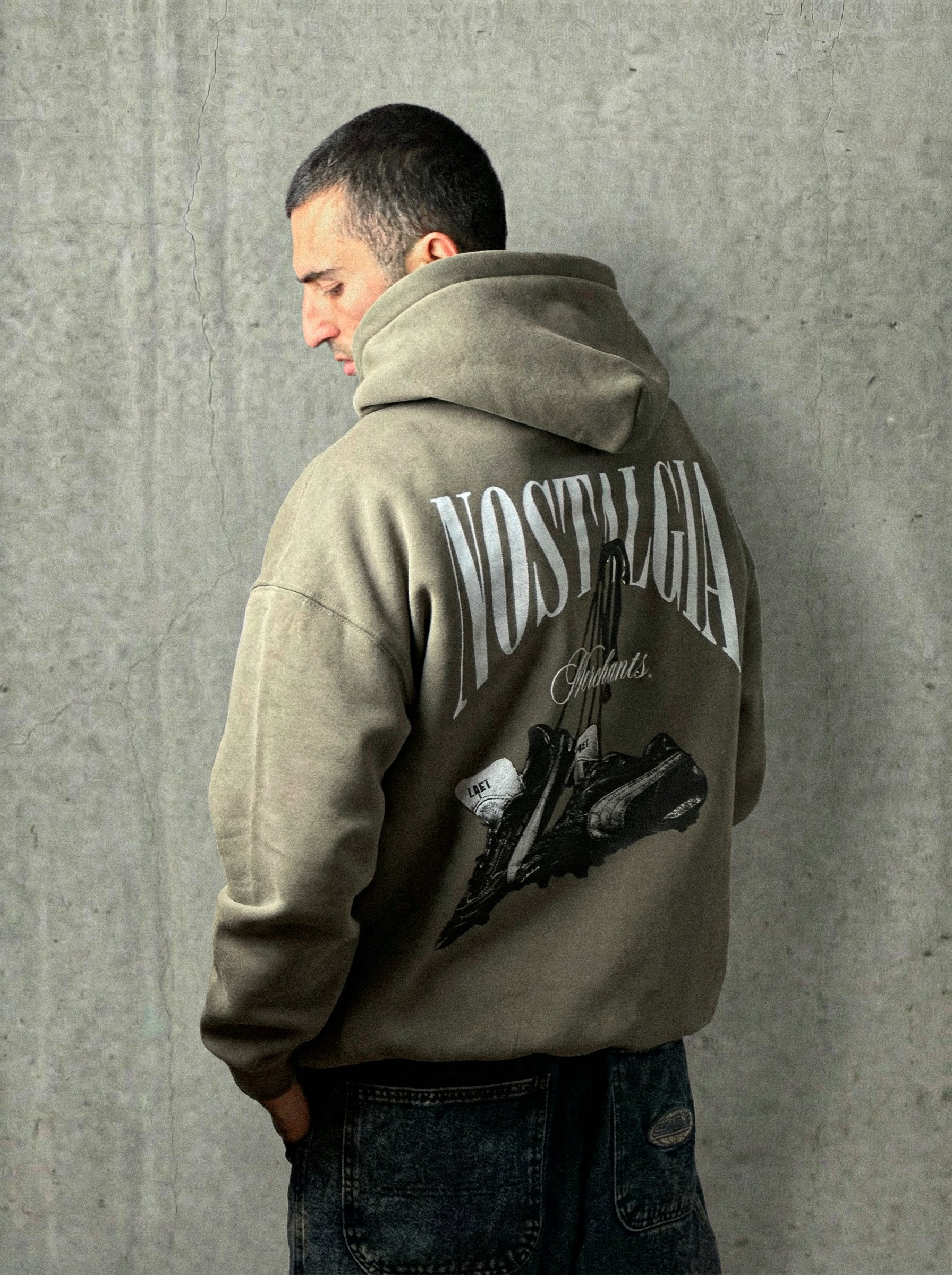 CREAMY BEIGE NOSTALGIA MERCHANTS HOODIE