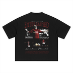 "ENTERTAINED?" BOXY OVERSIZED T-SHIRT