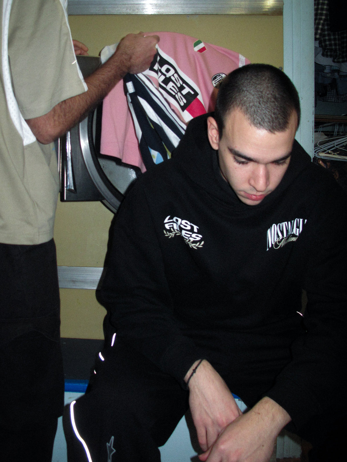 JET BLACK NOSTALGIA MERCHANTS HOODIE